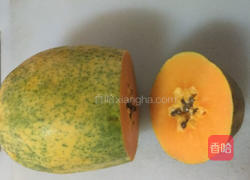 木瓜鲜奶冻的做法图解2