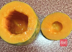 木瓜鲜奶冻的做法图解3