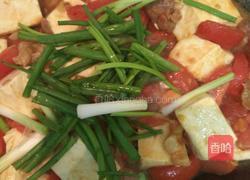 番茄豆腐炒瘦肉的做法图解8