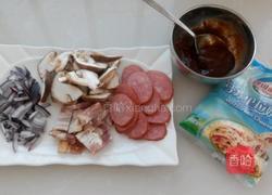 香菇红肠培根披萨（9寸）的做法图解5