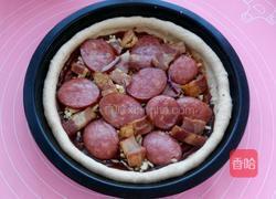 香菇红肠培根披萨（9寸）的做法图解13