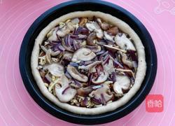 香菇红肠培根披萨（9寸）的做法图解15