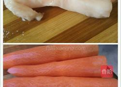 五香胡萝卜肉片的做法图解1