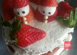 红丝绒雪人蛋糕的做法图解9
