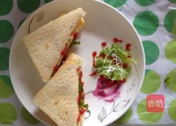 鸡蛋三明治的做法图解8