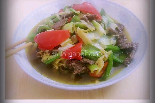 葱香牛肉