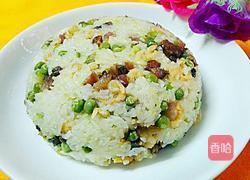 豌豆腊味糯米饭的做法图解9
