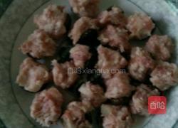香菇酿肉的做法图解2