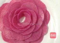 ＃年夜饭＃萝卜玫瑰花（原创）的做法图解8