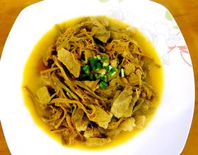 黄花菜干烧肉[图]