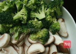 素炒双姑 白灼花耶菜的做法图解3