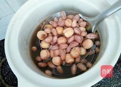 白莲花生汤的做法图解3