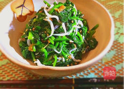梅干拌菠菜的做法图解5
