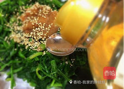 梅干拌菠菜的做法图解4