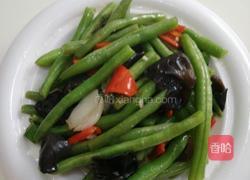 四季豆炒木耳的做法图解9