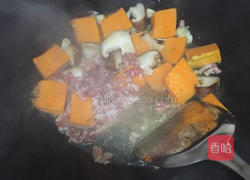 香菇肉沫拌南瓜的做法图解6