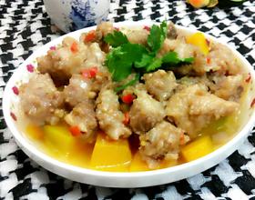 排骨蒸南瓜[图]