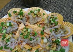 粉丝肉末蒜蓉蒸扇贝的做法图解9