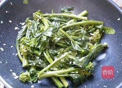 蒜蓉炒芥蓝的做法图解5