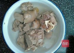 萝卜炖羊腿的做法图解3