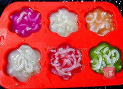 五彩肉皮冻之富贵花开的做法图解14