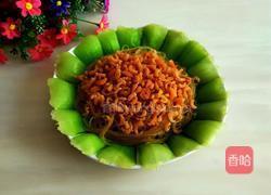 虾仁油菜拌粉丝的做法图解8
