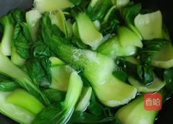 虾仁油菜拌粉丝的做法图解5