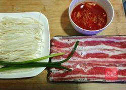 韩式金针菇肥牛卷的做法图解1