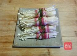 韩式金针菇肥牛卷的做法图解3