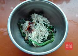 芝麻蚝油拌金针蘑菠菜的做法图解4