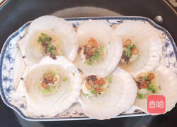 蒜蓉粉丝蒸元贝的做法图解13