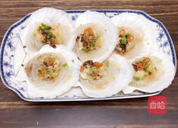 蒜蓉粉丝蒸元贝的做法图解14