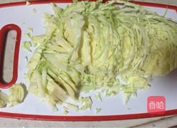 清炒包菜的做法图解1