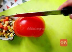 红运满堂(西红柿盅)的做法图解3