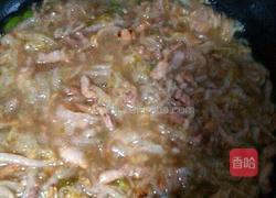 酸菜炒粉丝的做法图解4