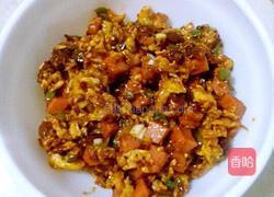 鸡蛋香肠青椒炒酱的做法图解5