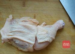 紫糯鸡块的做法图解1