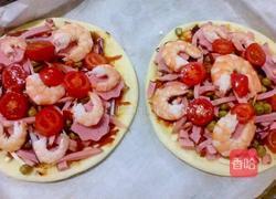 虾仁小披萨的做法图解8