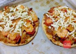 虾仁小披萨的做法图解10