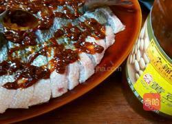 豆酱豉油蒸鲈鱼的做法图解7