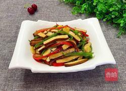 青椒炒香干的做法图解10