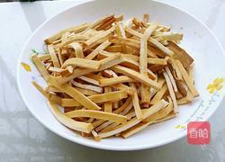 香干豆豉炒肉的做法图解4