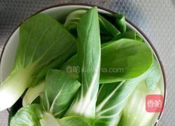 香菇小白菜的做法图解1