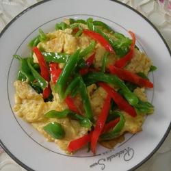 青椒炒鸡蛋的做法[图]
