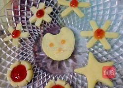 柠香草莓饼干（微波炉板）的做法图解3