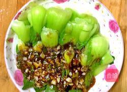 浇汁油菜的做法图解5