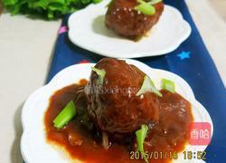 红烧狮子头的做法图解9