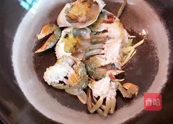 姜葱炒蟹的做法图解4