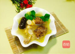 人参花菇鸡汤的做法图解6