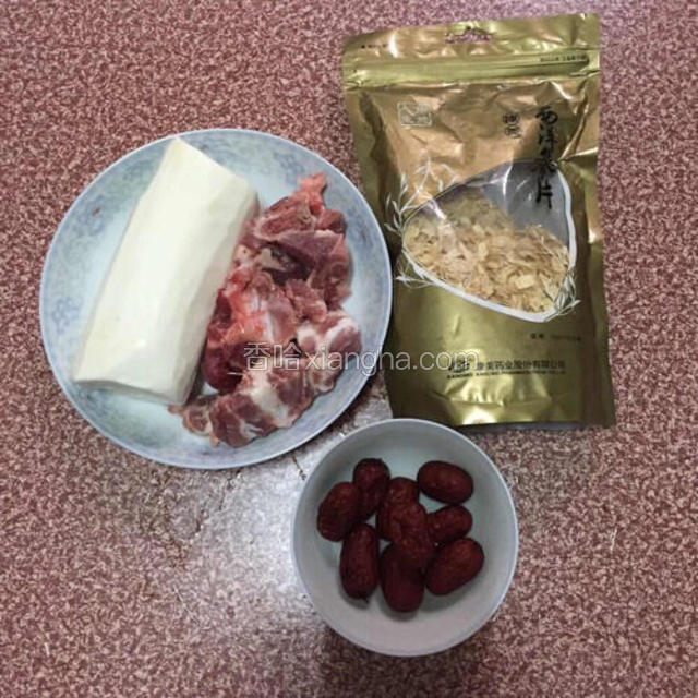 准备好所有的材料